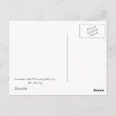 Ein Orchidee für Sie! Postkarte (Rückseite)