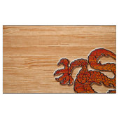 Ein orientalischer Drache im Bambus Stoff (Fat Quarter (45,7 x 55,9 cm))