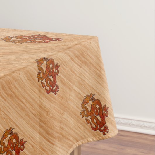 Ein orientalischer Drache in Bamboo Tischdecke (Beispiel)