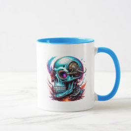 Ein origineller Totenkopf. Tasse