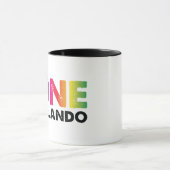 Ein Orlando ein Impuls-Regenbogen-Herz Tasse (Zentrum)