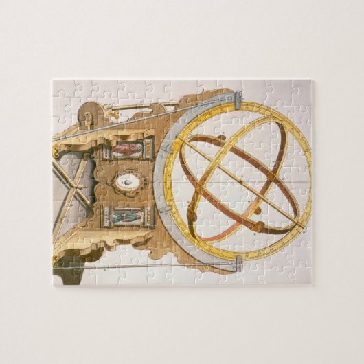 Ein Orrery entworfen von Tycho Brahe (1546-1601) Puzzle (Horizontal)