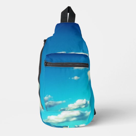 Ein Ort der Wolken Crossbody Bag (Vorderseite)