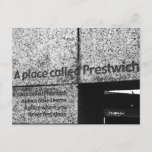 Ein Ort namens Prestwich Postkarte