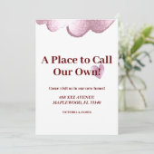 Ein Ort, um unseren eigenen Party-Glitzer zu nenne Einladung (Stehend Vorderseite)