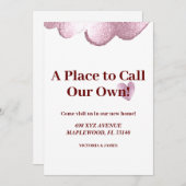 Ein Ort, um unseren eigenen Party-Glitzer zu nenne Einladung (Vorne/Hinten)