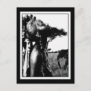 Ein Ort Wie Zu Hause Afrozentrische Kunst Postkarte