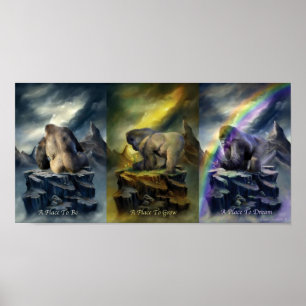 Ein Ort zu sein, zu wachsen, zu träumen Art Poster