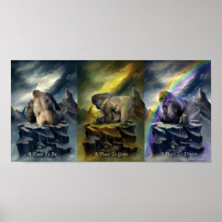 Ein Ort zu sein, zu wachsen, zu träumen Art Poster