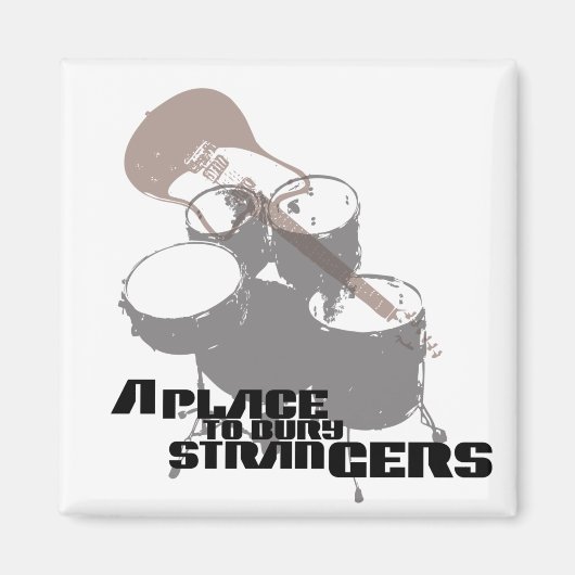 Ein Ort zum Bury Strangers Band Elements T Shirt Magnet (Vorne)