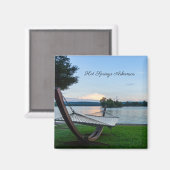 Ein Ort zum Entspannen am Platz Magnet (Vorderseite/Rückseite)