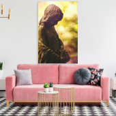 Ein Ort zum Nachdenken Leinwanddruck (Insitu (Wohnzimmer))