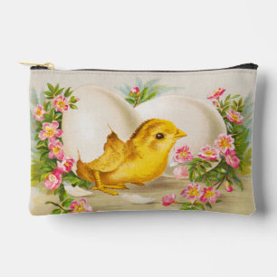 "Ein Osterangebot" Vintage-Victorian-Karte, 1884 Zubehörtasche