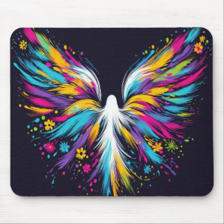 Ein Osterengel auf einem Desktop/Laptop-Computer Mousepad