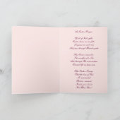 Ein Ostergebet Feiertagskarte (Innenseite)