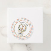 Ein Osterhasen macht einen 1. Geburtstag Geschenkanhänger (Beispiel)