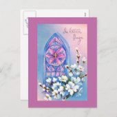 Ein Ostern-Gebet Feiertagspostkarte (Vorne/Hinten)