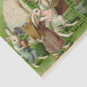 Ein Osterreich, das die Kaninchen willkommen heißt Seidenpapier (Ausschnitt)