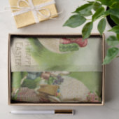 Ein Osterreich, das die Kaninchen willkommen heißt Seidenpapier (Geschenk)