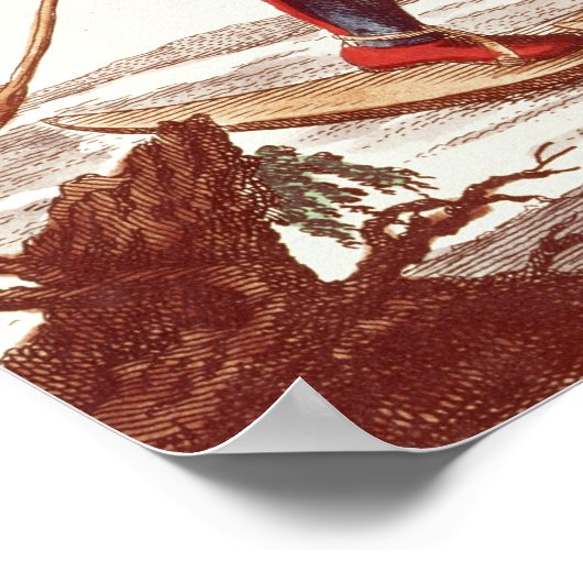 Ein Ostiak Jagdermine Poster (Ecke)