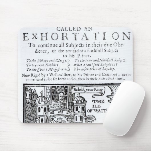 Ein Ould Schiff genannt ein Exhortation Mousepad (Mit Mouse)