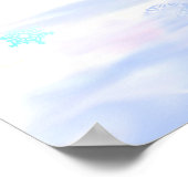 Ein Oval-Poster für Pferde und Kinder Poster (Ecke)