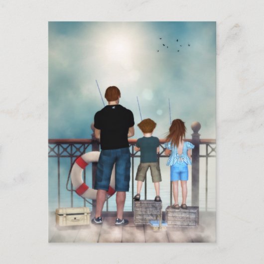 Ein Ozean der Empfindlichkeit Postkarte (Text) (Vorderseite)