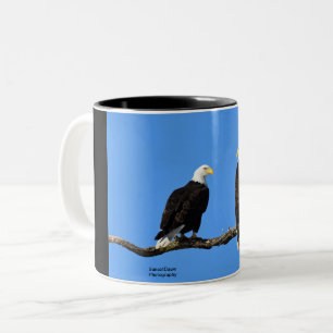 Ein Paar Bald-Adler Zweifarbige Tasse