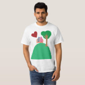 Ein Paar beim Date T-Shirt (Vorne ganz)