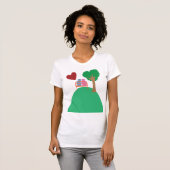 Ein Paar beim Date T-Shirt (Vorne ganz)