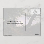 Ein paar Blick auf den Mond von Caspar David Fried Postkarte (Rückseite)