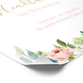 Ein paar Bunny Baby Dusche machen ein Headband-Zei Fotodruck (Ecke)