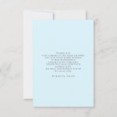 Ein paar Bunny Balloon Baby Dusche Klein Danke (Rückseite)