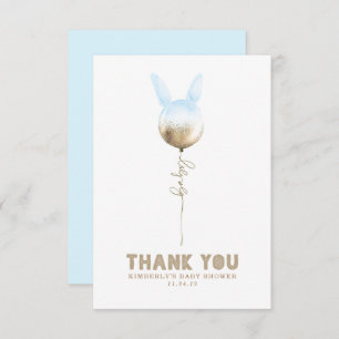 Ein paar Bunny Balloon Baby Dusche Klein Danke