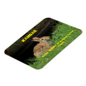 Ein paar Bunny in Kansas Lieben Sie Magnet. Magnet (Linke Seite)