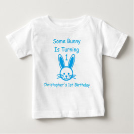 Ein paar Bunny macht einen Geburtstag Baby T - Shi Baby T-shirt
