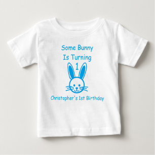 Ein paar Bunny macht einen Geburtstag Baby T - Shi Baby T-shirt