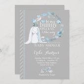 Ein paar Bunny Special Baby Dusche Einladung (Vorne/Hinten)