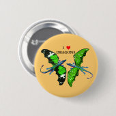 Ein Paar Drachen Button (Vorne & Hinten)