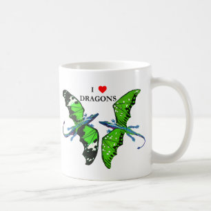 Ein Paar Drachen Kaffeetasse
