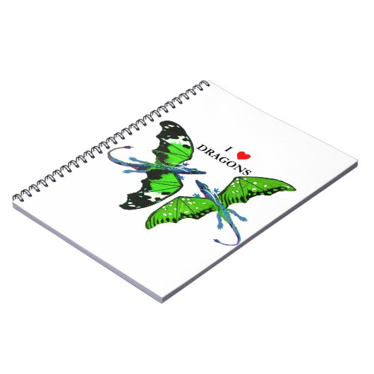 Ein Paar Drachen Notizblock (Linke Seite)