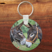 Ein Paar Eselfreunde Schlüsselanhänger (Vorderseite)