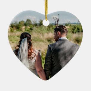 Ein paar Fotos Zitat, die Sie neben Ihrem Herzen h Keramik Ornament