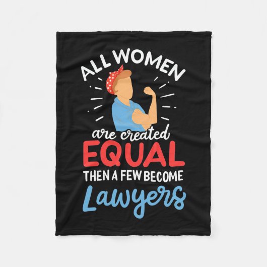 Ein paar Frauen werden Anwälte Fleecedecke (Vorderseite)