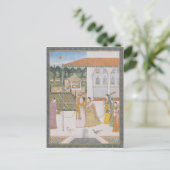 Ein Paar-Gehen Postkarte (Stehend Vorderseite)