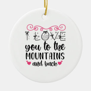 Ein paar Geschenke, die ich Ihnen Liebe auf die Be Keramik Ornament