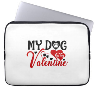 Ein paar Geschenke, die mein Hund ist mein Valenti Laptopschutzhülle