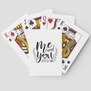 Ein paar Geschenke für mich und Sie haben nur uns Spielkarten