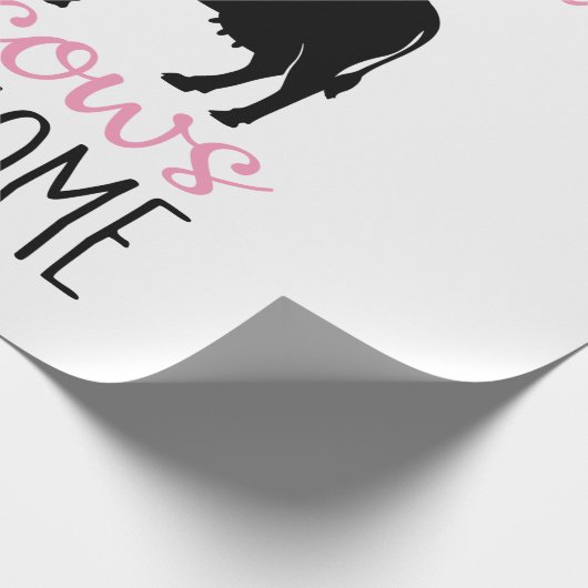 Ein paar Geschenke in der Liebe, dass Sie die Kühe Geschenkpapier (Ecke)