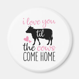 Ein paar Geschenke in der Liebe, dass Sie die Kühe Magnet